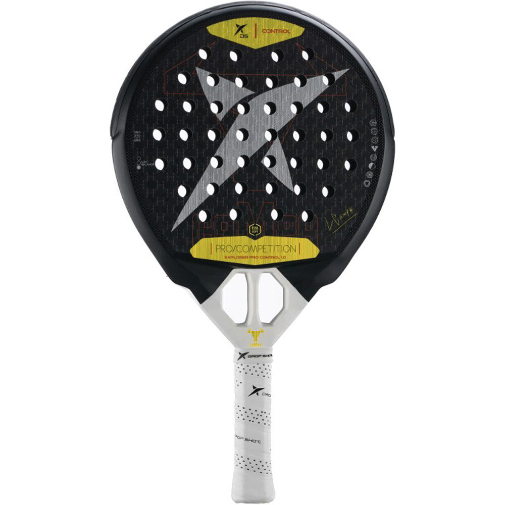 Dropshot pala pádel adulto Pala Drop Shot Explorer Pro Control 1.0 vista frontal