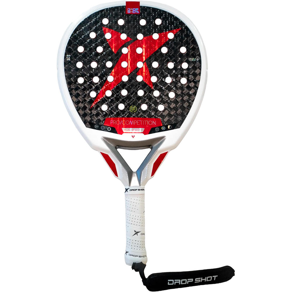 Dropshot pala pádel adulto PALA FLAME SOFT vista frontal