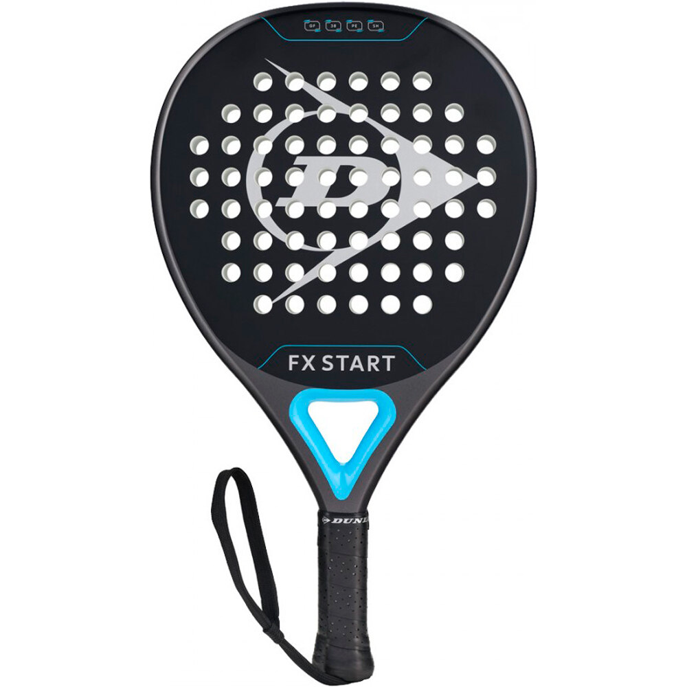 Dunlop pala pádel adulto PALA FX START AZUL vista frontal