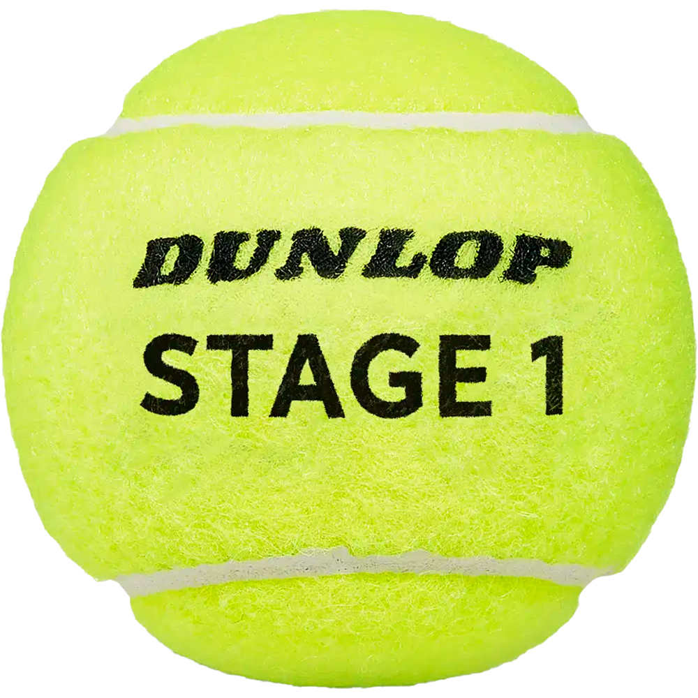 Dunlop pelota tenis BOLA SIN PRESION STAGE 1 01
