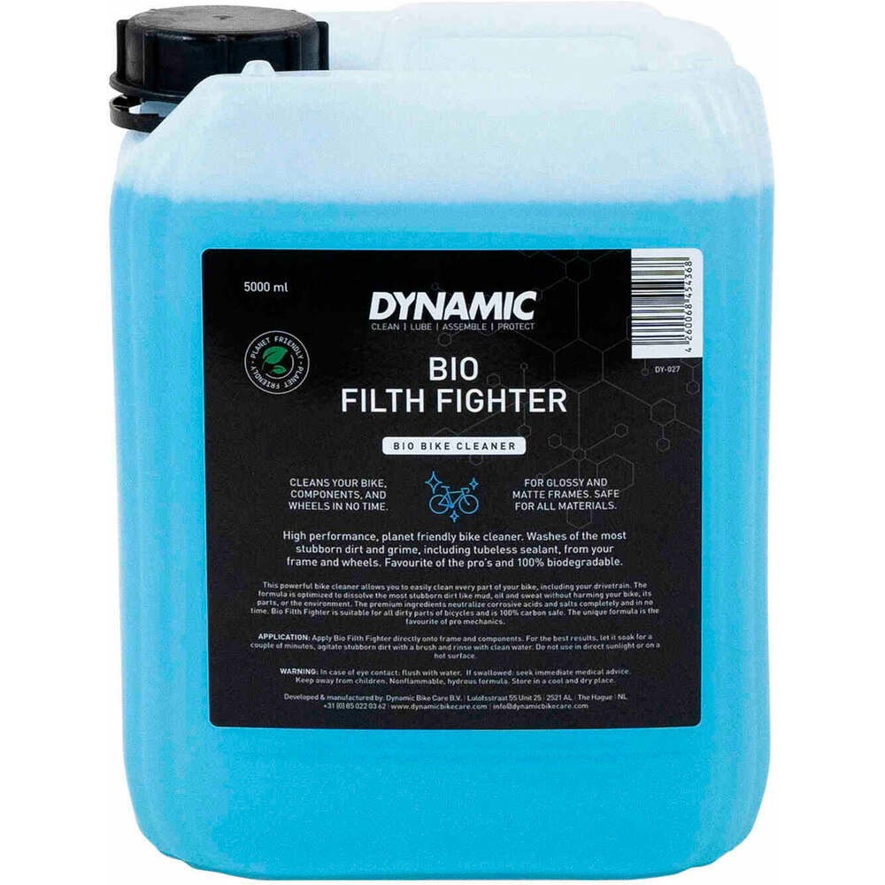 Dynamic abrillantador y desengrasante bicicleta BIO FILTH FIGHTER 5 LITROS vista frontal