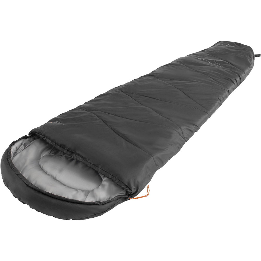 Easy Camp saco de dormir STARLING MUMMY Black 8C vista frontal