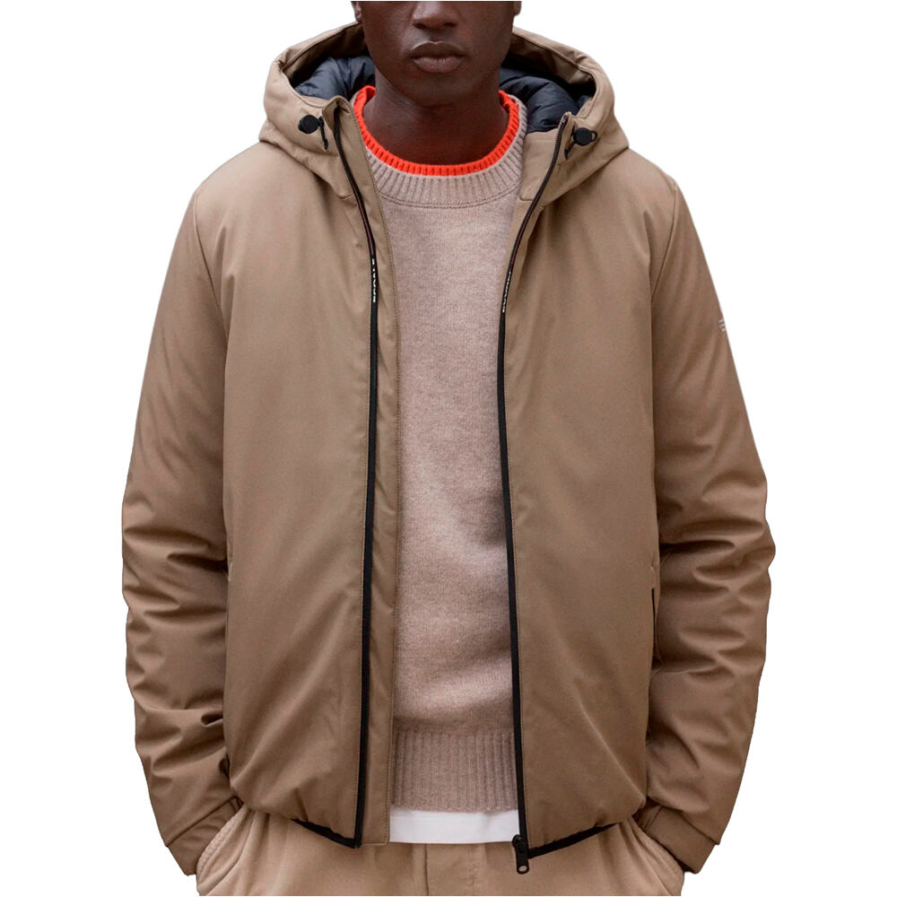 Ecoalf chaquetas hombre CARTES JACKET MAN vista frontal
