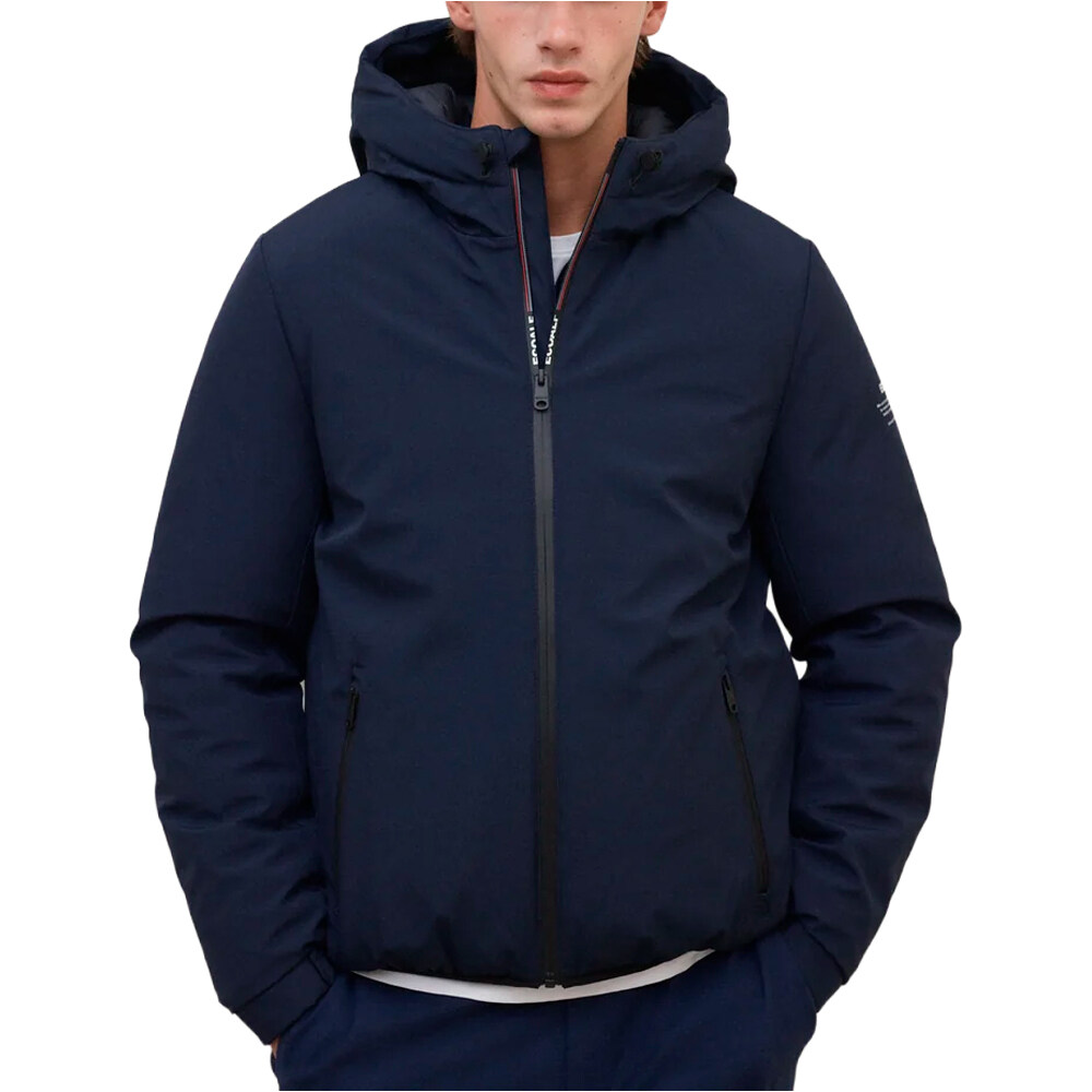 Ecoalf chaquetas hombre CARTES JACKET MAN vista frontal