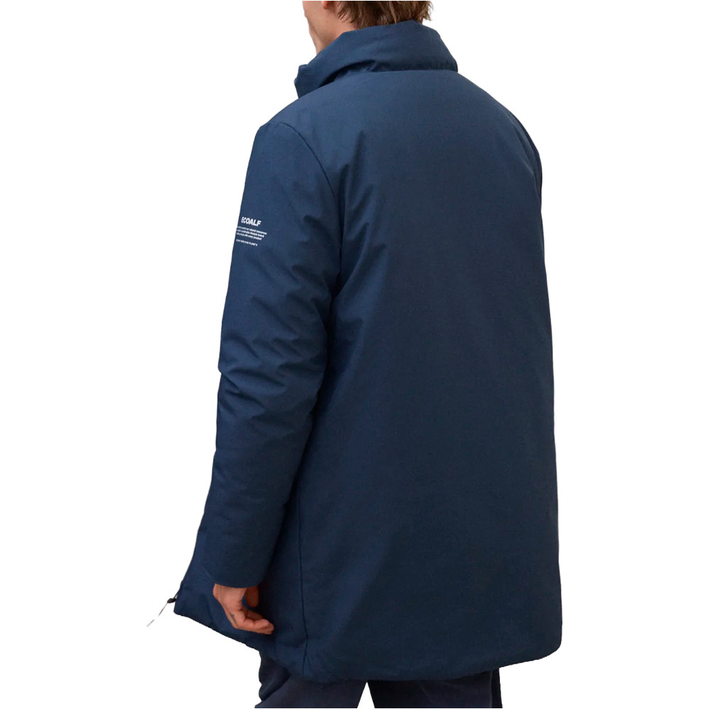 Ecoalf chaquetas hombre GRAYS LONG JACKET MAN vista trasera
