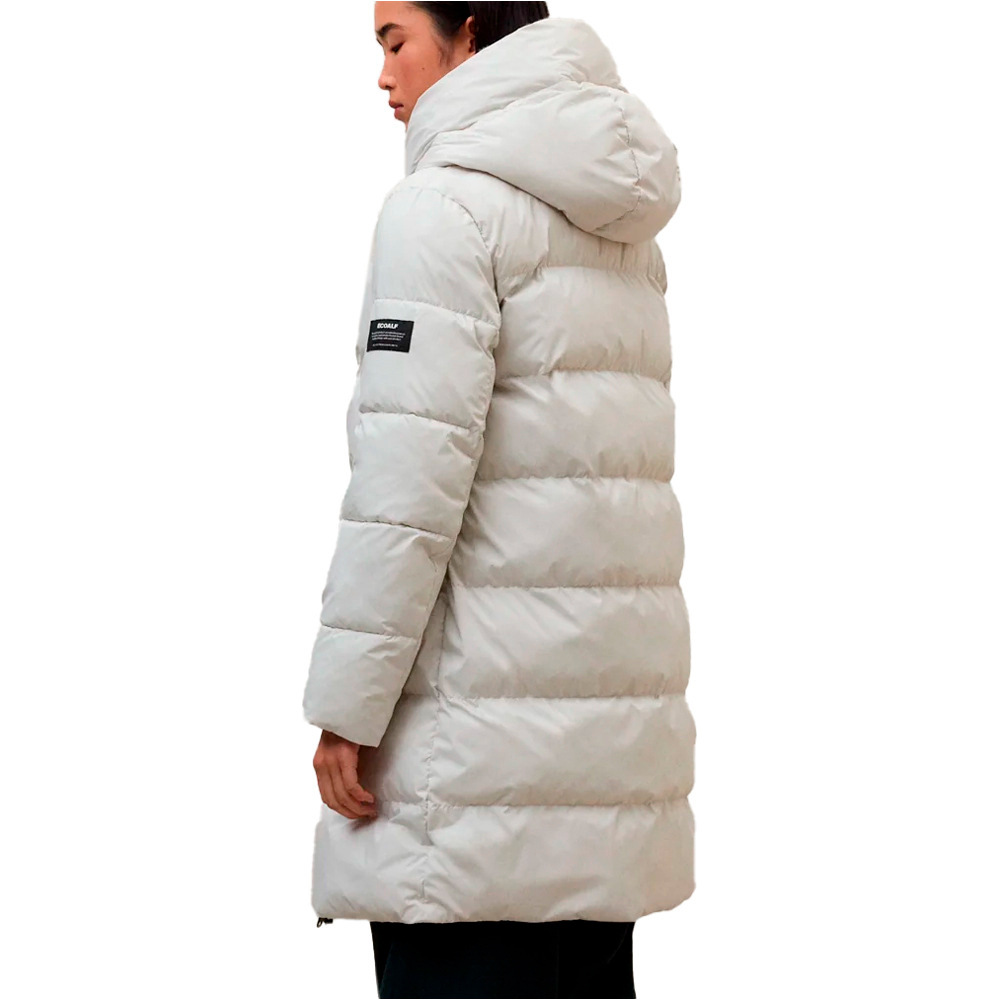 Ecoalf chaquetas mujer MANLIE JACKET WOMAN vista trasera