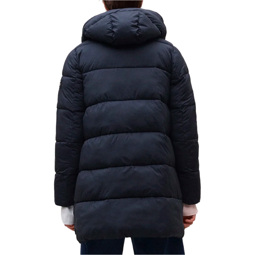 Ecoalf chaquetas mujer MARANGU JACKET WOMAN vista trasera