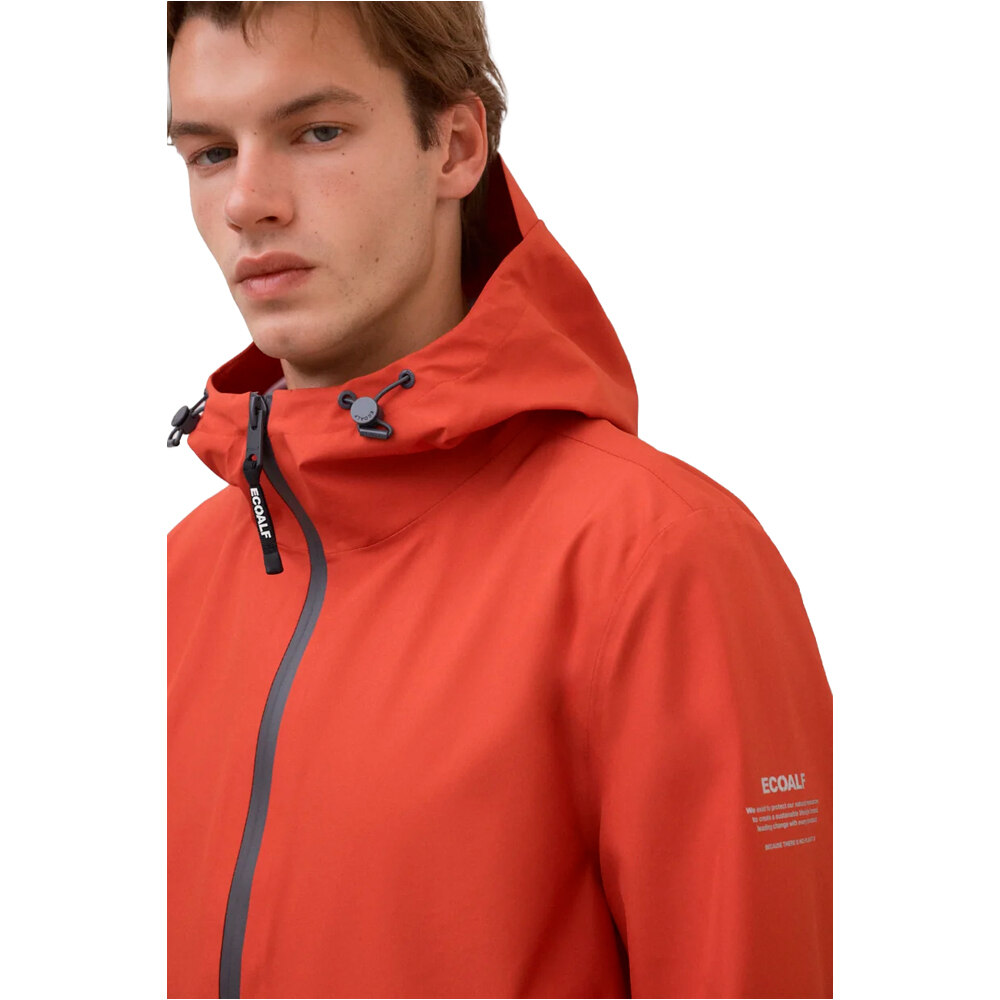 Ecoalf chubasquero hombre DILUVIO JACKET MAN vista detalle