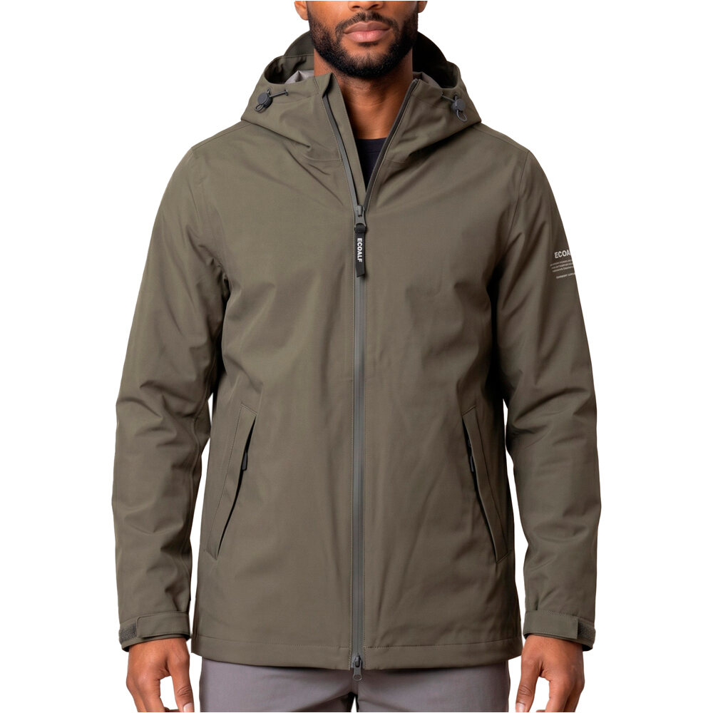 Ecoalf chubasquero hombre DILUVIO JACKET MAN vista frontal