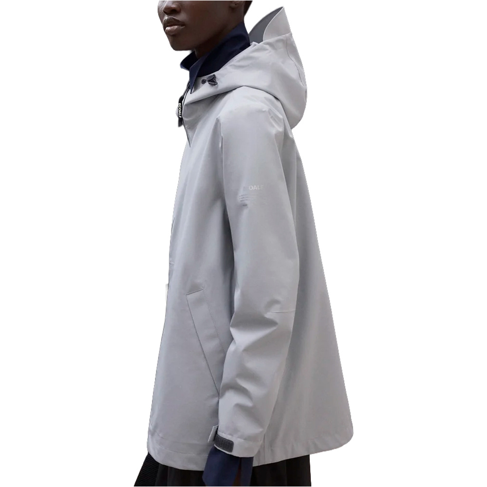Ecoalf chubasquero mujer DILUVIO JACKET WOMAN vista detalle
