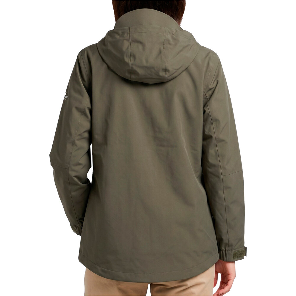 Ecoalf chubasquero mujer DILUVIO JACKET WOMAN vista trasera