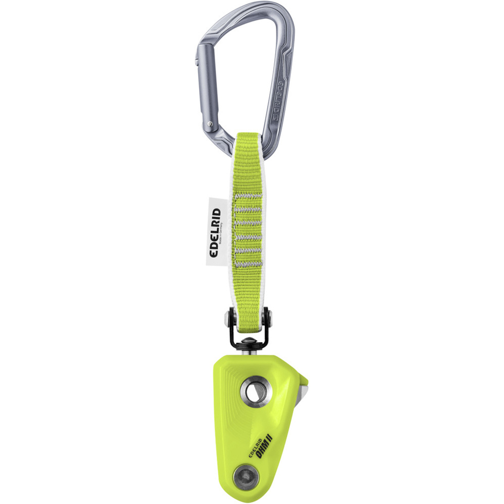 Edelrid bloqueador seguridad OHM II frenado asistido vista frontal