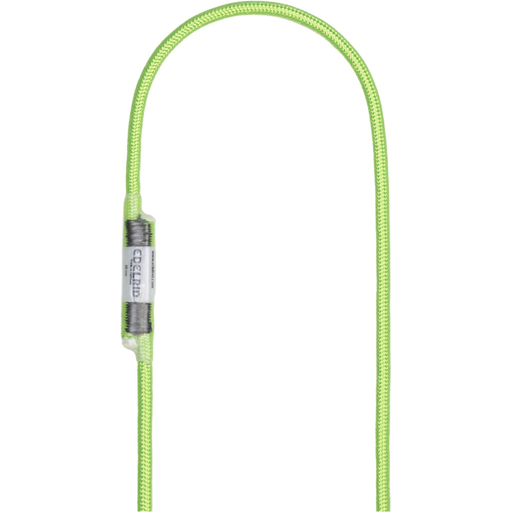 Edelrid cinta express HMPE CORD SLING 6 mm 60 cm Neon Green anillo cordino CE vista frontal