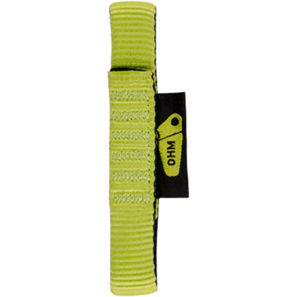 Edelrid cinta express JIM OHM SLING 16 mm II 10 cm Neon Green CE vista frontal