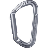 Edelrid mosquetón escalada PURE STRAIGHT III Slate mosquetn CE vista frontal