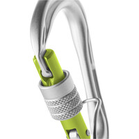 Edelrid mosquetón seguridad HMS STRIKE SCREW FG II Silver mosquetn CE 01