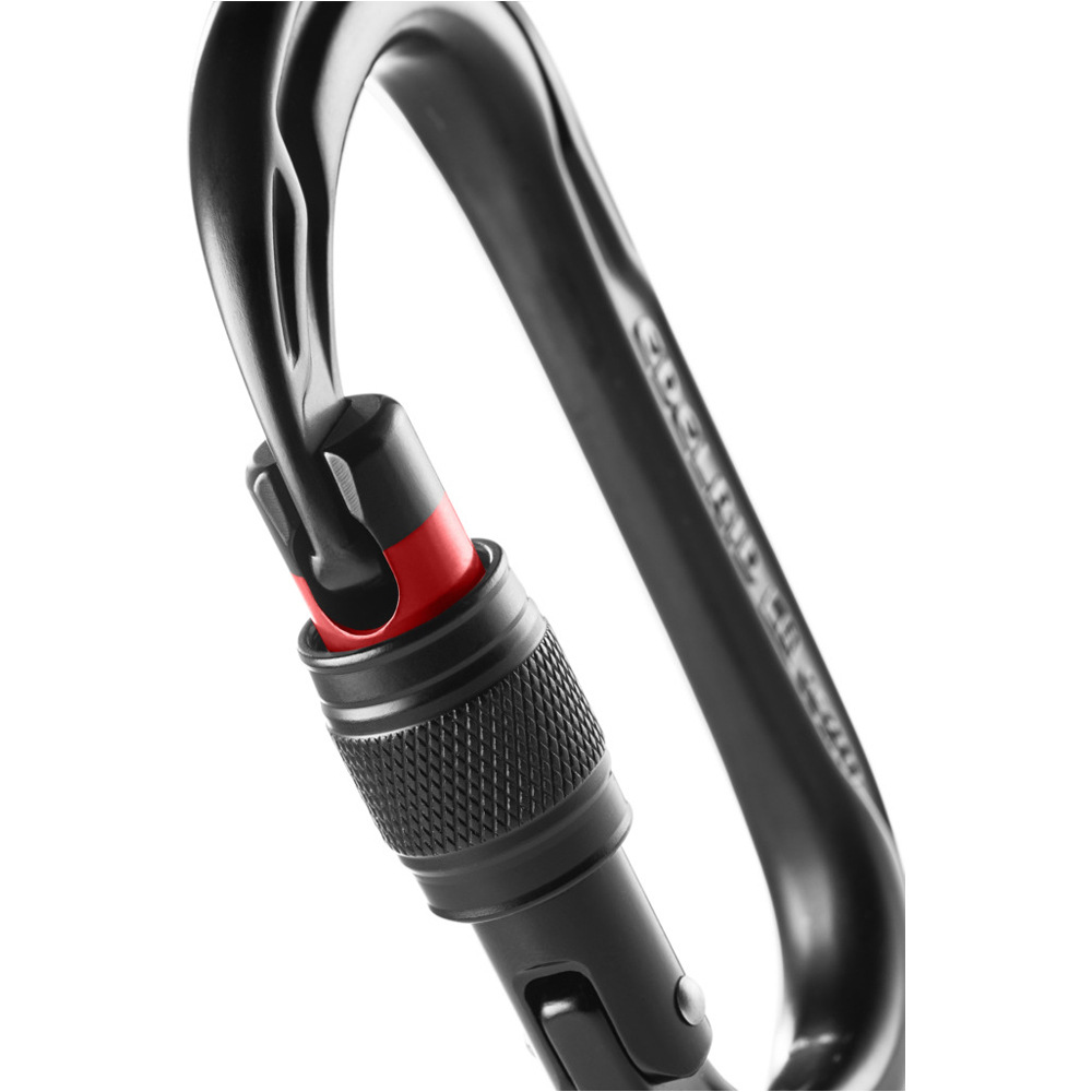 Edelrid mosquetón seguridad OVAL POWER 2500 SCREW Night mosquetn CE 01