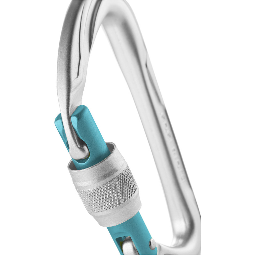 Edelrid mosquetón seguridad PURE SCREW III Silver mosquetn CE 01