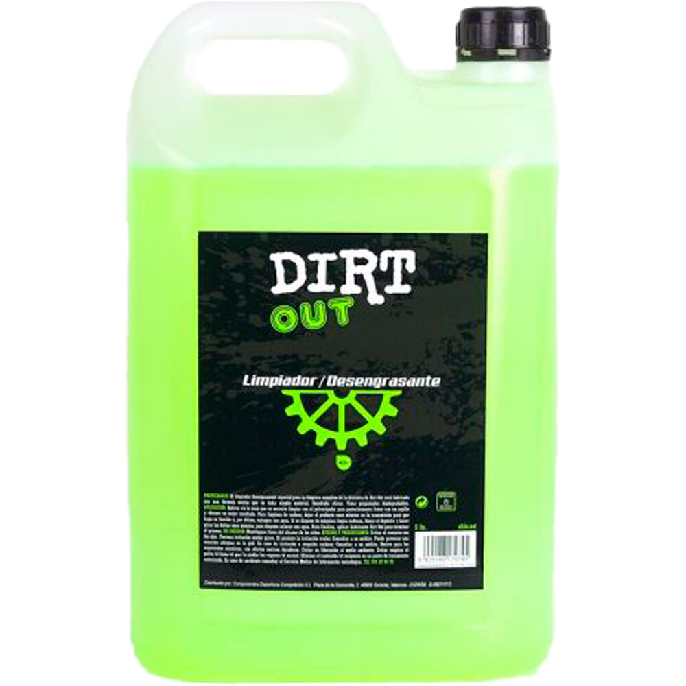 Eltin abrillantador y desengrasante bicicleta LIMPIADOR/DESENGRASANTE DIRT OUT 5L vista frontal