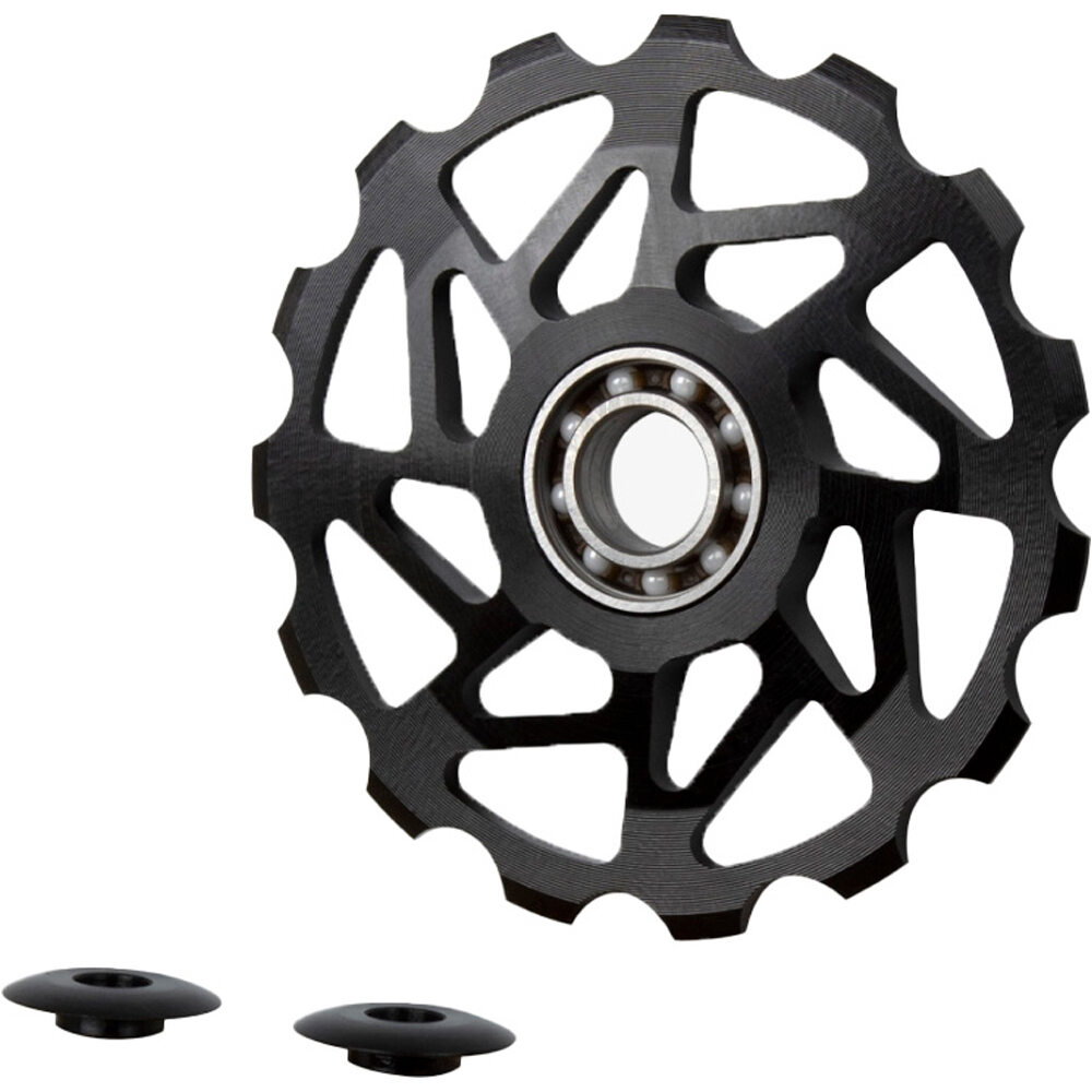 Eltin cambio trasero mtb ROLDANAS DE 15 DIENTES CON RODAMIENTOS vista frontal