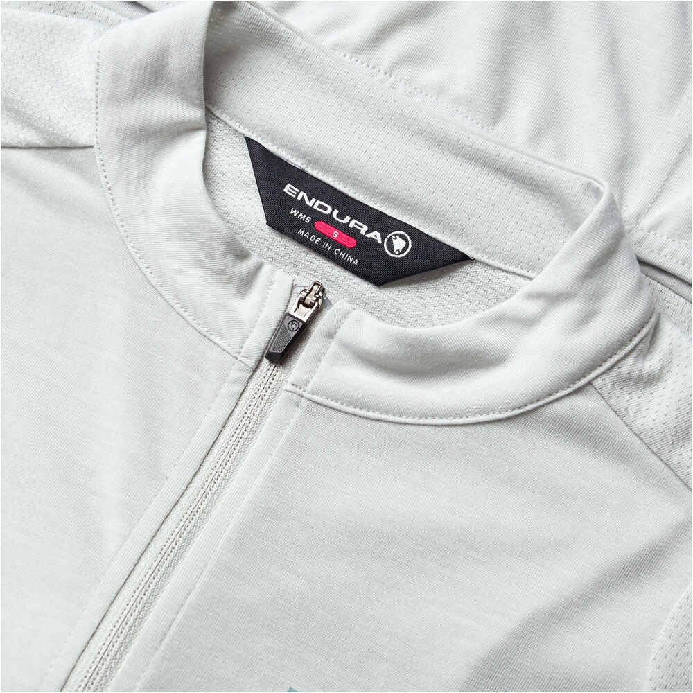 Endura maillot manga corta mujer Women's Loop S/S Zipped Jersey 04