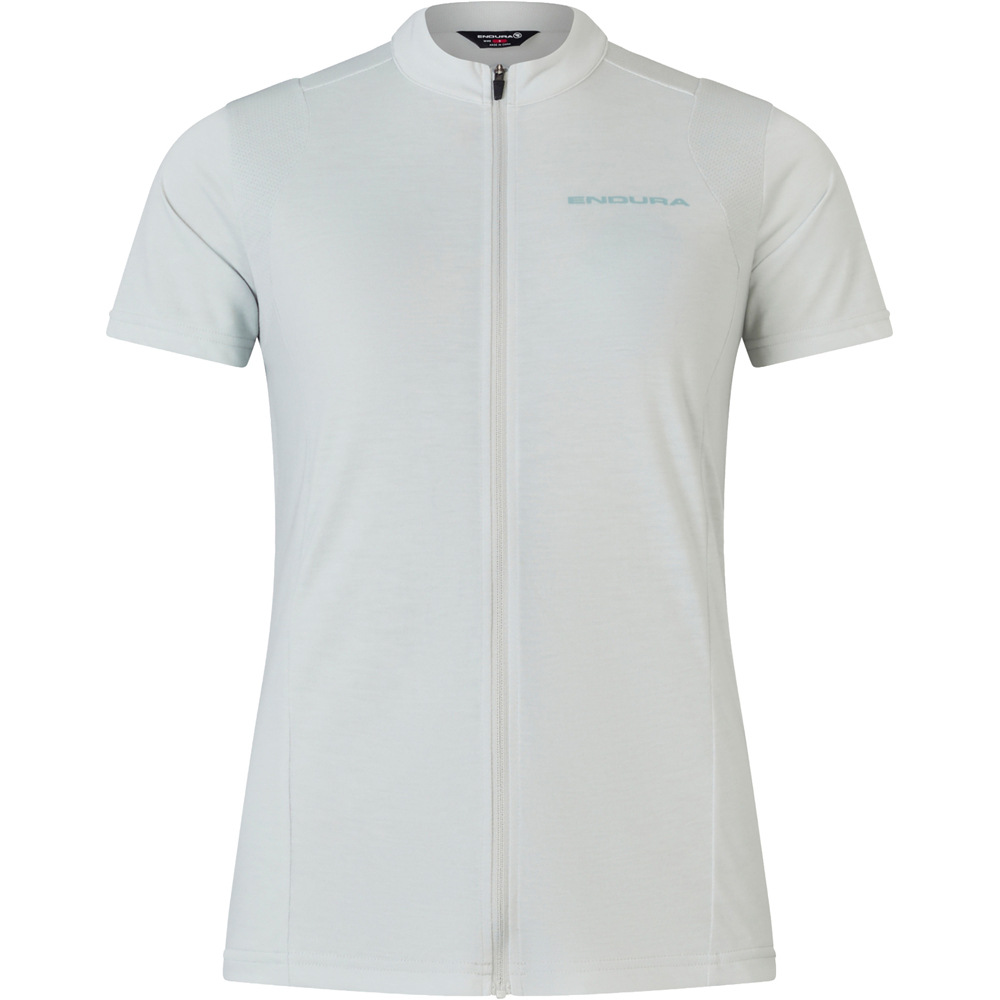 Endura maillot manga corta mujer Women's Loop S/S Zipped Jersey vista detalle