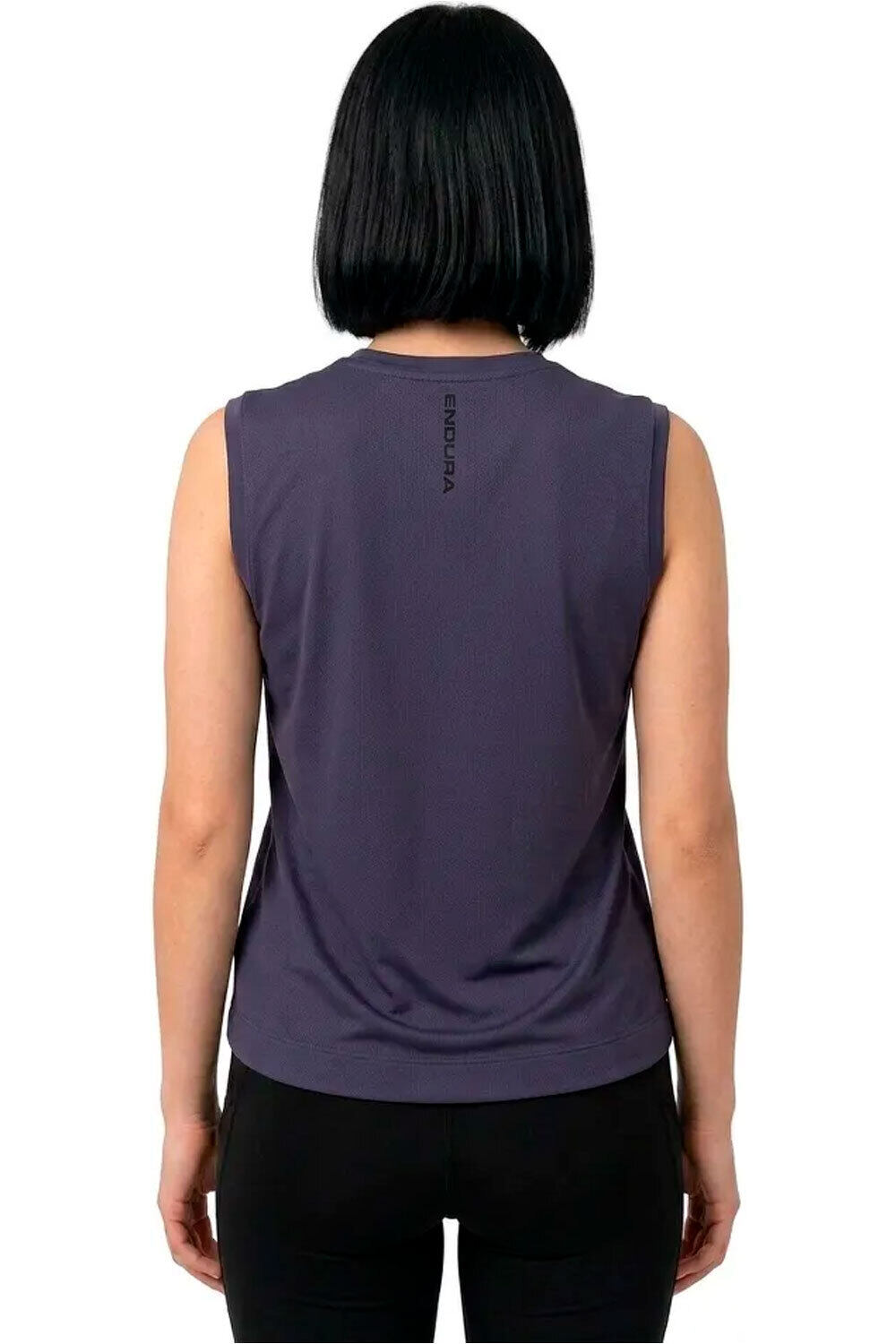 Endura maillot manga corta mujer Women's Loop Tech Tank vista trasera