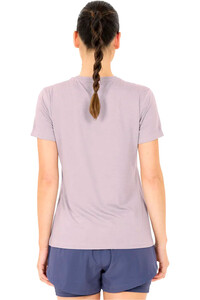 Endurance camiseta entrenamiento manga corta mujer Alvaly W Melange S/S Tee vista trasera