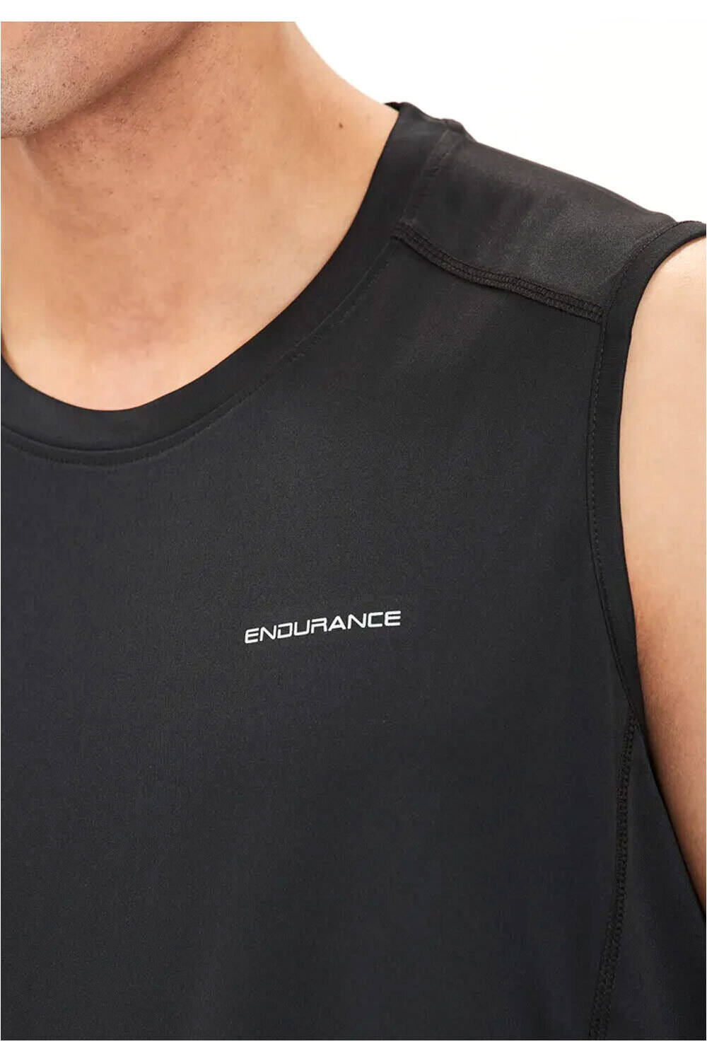 Endurance camiseta entrenamiento tirantes hombre Landeer M Sleeveless Top vista detalle