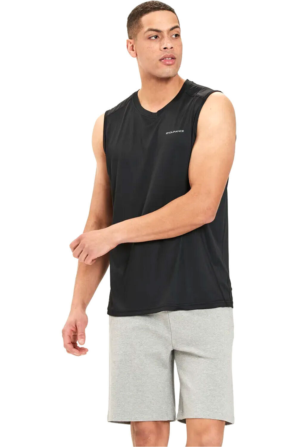 Endurance camiseta entrenamiento tirantes hombre Landeer M Sleeveless Top vista frontal