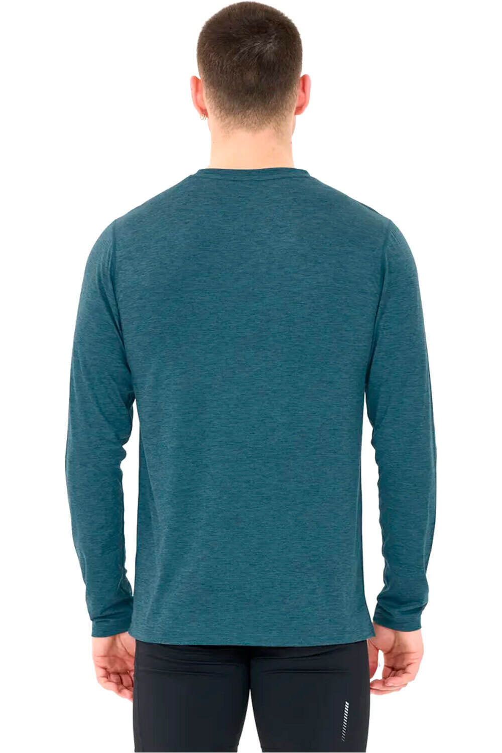 Endurance camiseta técnica manga corta hombre Abdon M Melange L/S Tee vista trasera