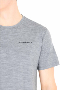 Endurance camiseta técnica manga corta hombre Abdon M Melange S/S Tee vista detalle