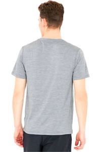 Endurance camiseta técnica manga corta hombre Abdon M Melange vista trasera