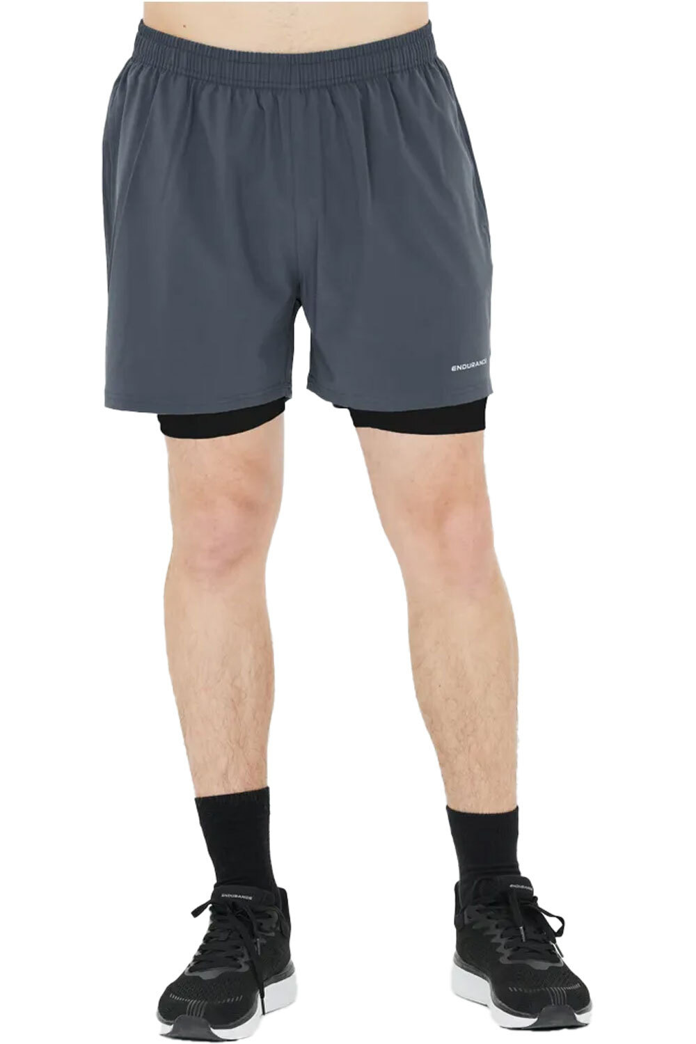 Endurance pantaloneta técnica hombre Kros M 2-in-1 Shorts vista frontal