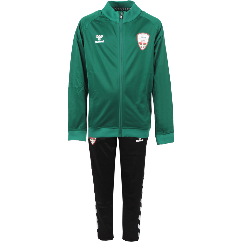 Euskadi chandal fútbol de equipos oficiales niño FED VASCA CHANDAL INF VE 24-25 vista frontal