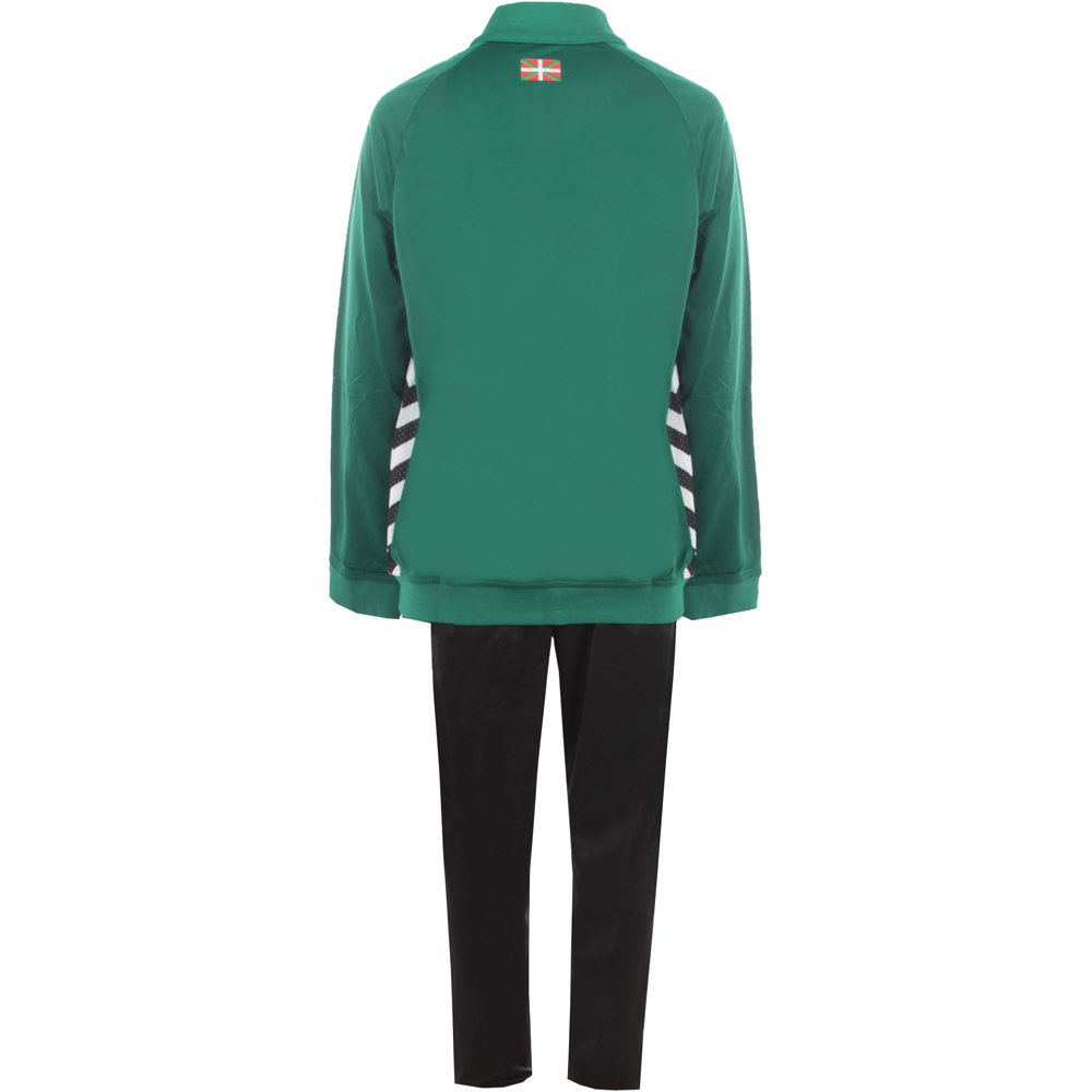 Euskadi chandal fútbol de equipos oficiales niño FED VASCA CHANDAL INF VE 24-25 vista trasera