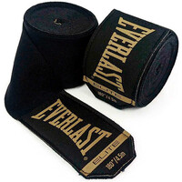 Everlast vendas artes marciales ELITE HANDWRAPS BLACK 455cm vista frontal
