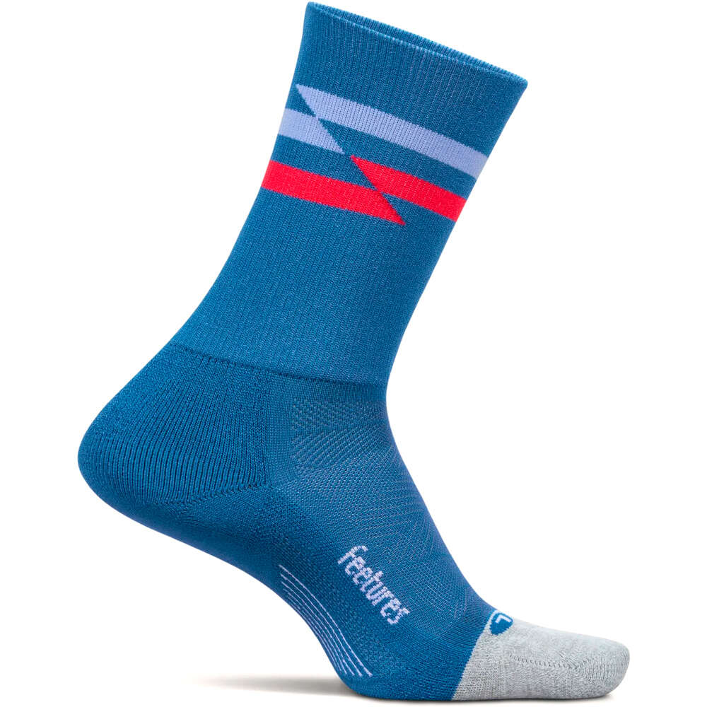 Feetures calcetines running Elite Light Cushion Mini Crew vista frontal