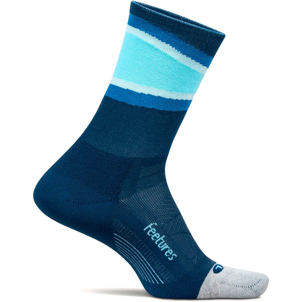 Feetures calcetines running Elite Light Cushion Mini Crew vista frontal