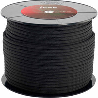 Fixe bobina escalada Cordino Aramida 6 mm Negro 100 m vista frontal