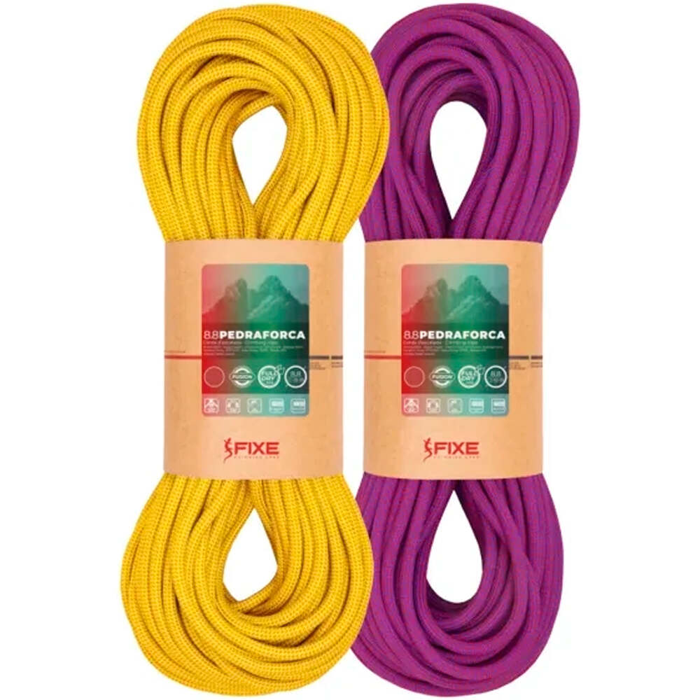 Fixe cuerda escalada 8,8 PEDRAFORCA � Pack 2 � 60 m vista frontal