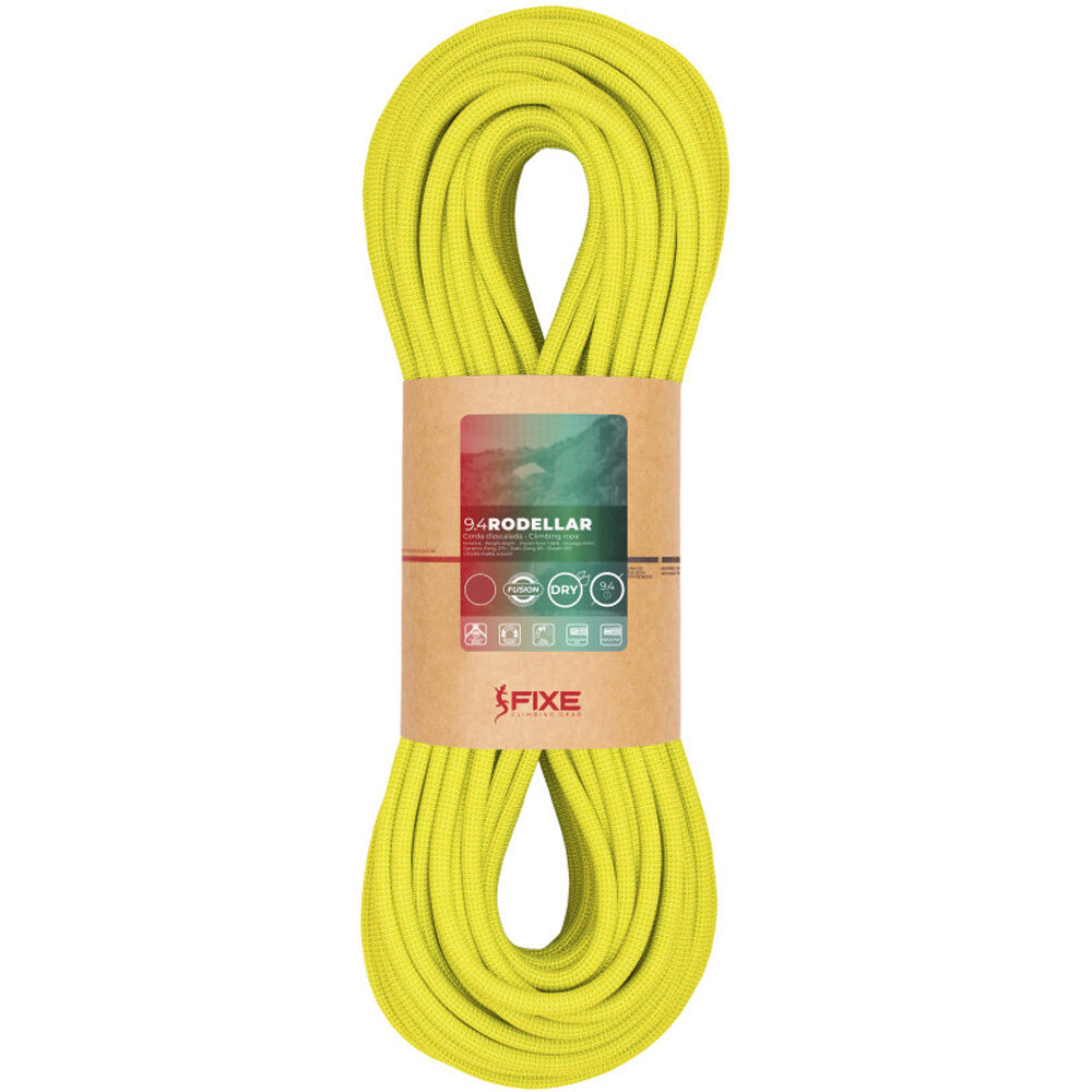 Fixe cuerda escalada 9.4 RODELLAR, 60m vista frontal