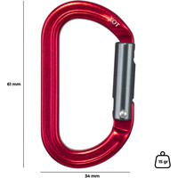 Fixe mosquetón seguridad Xot Auxiliary Carabiner 04