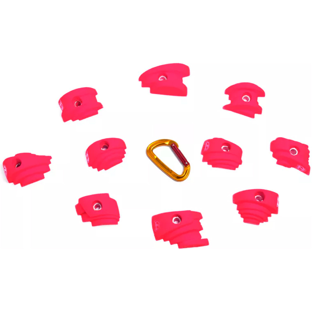 Fixe presa de escalada PRESAS BACK STREET PACK 10S vista frontal