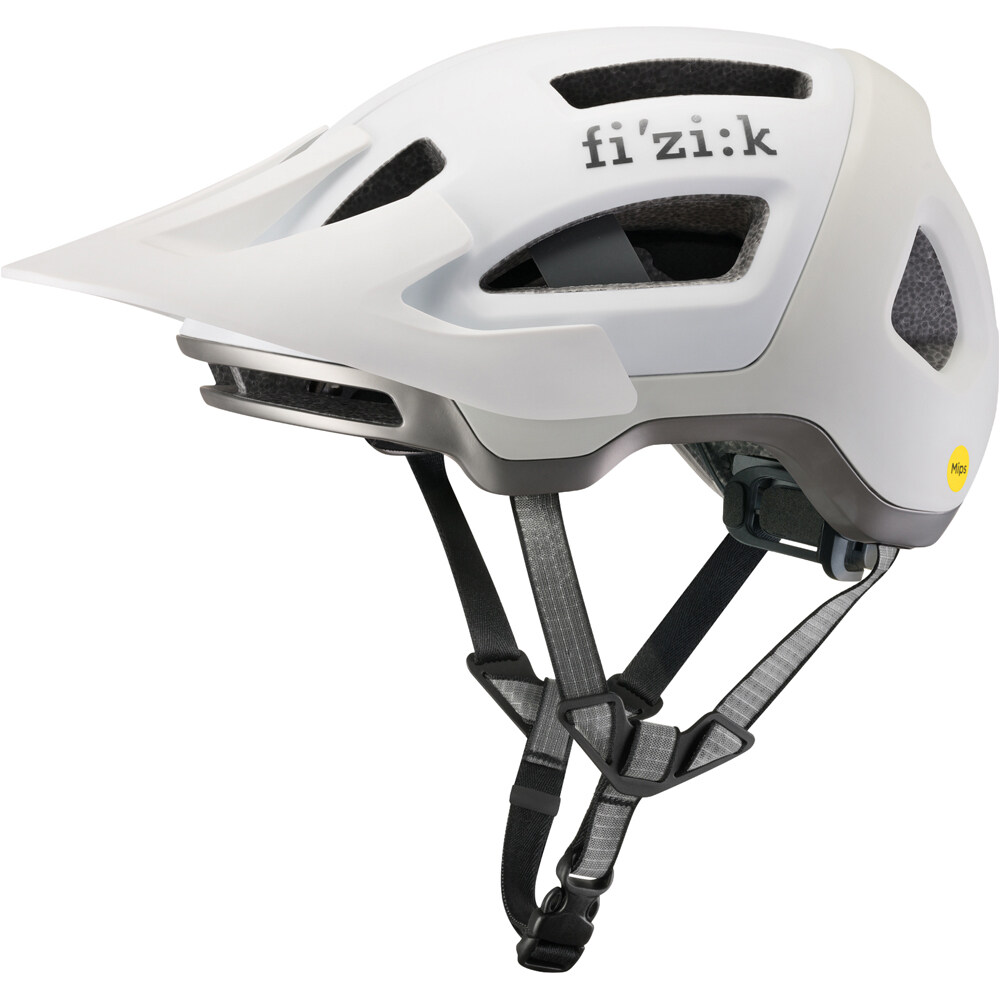 Fizik casco bicicleta KASSIS TERRA WHITE vista frontal