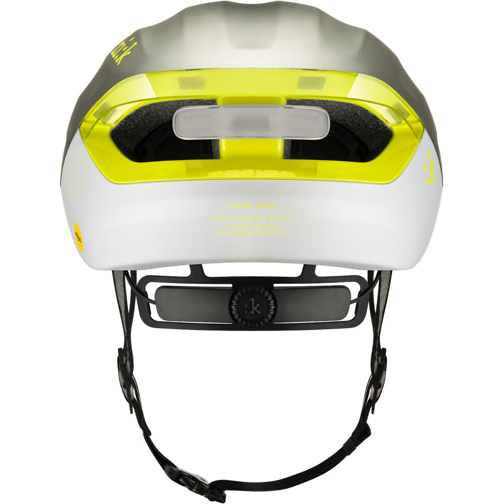 Fizik casco bicicleta KUDO AERO VENTO SILVER/WHITE 02