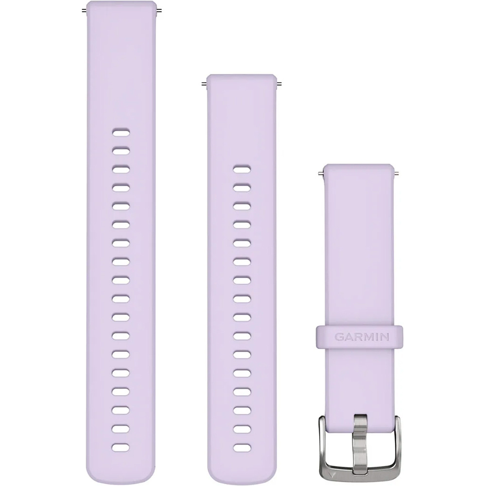Garmin correas de relojes deportivos Correa de silicona 18 mm Lila vista frontal