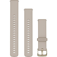 Garmin correas de relojes deportivos Correa de silicona 18 mm marrn vista frontal