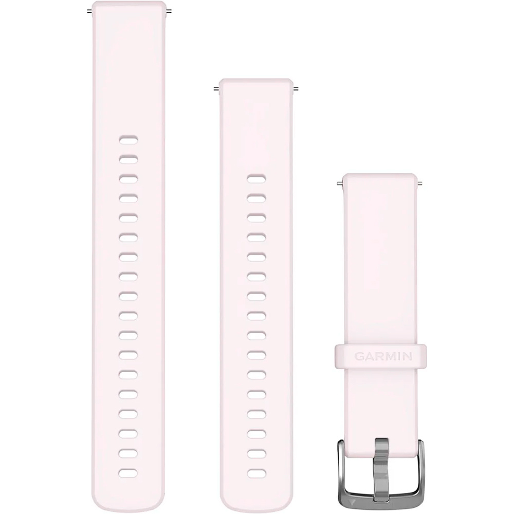 Garmin correas de relojes deportivos Correa de silicona 18 mm Rosa vista frontal