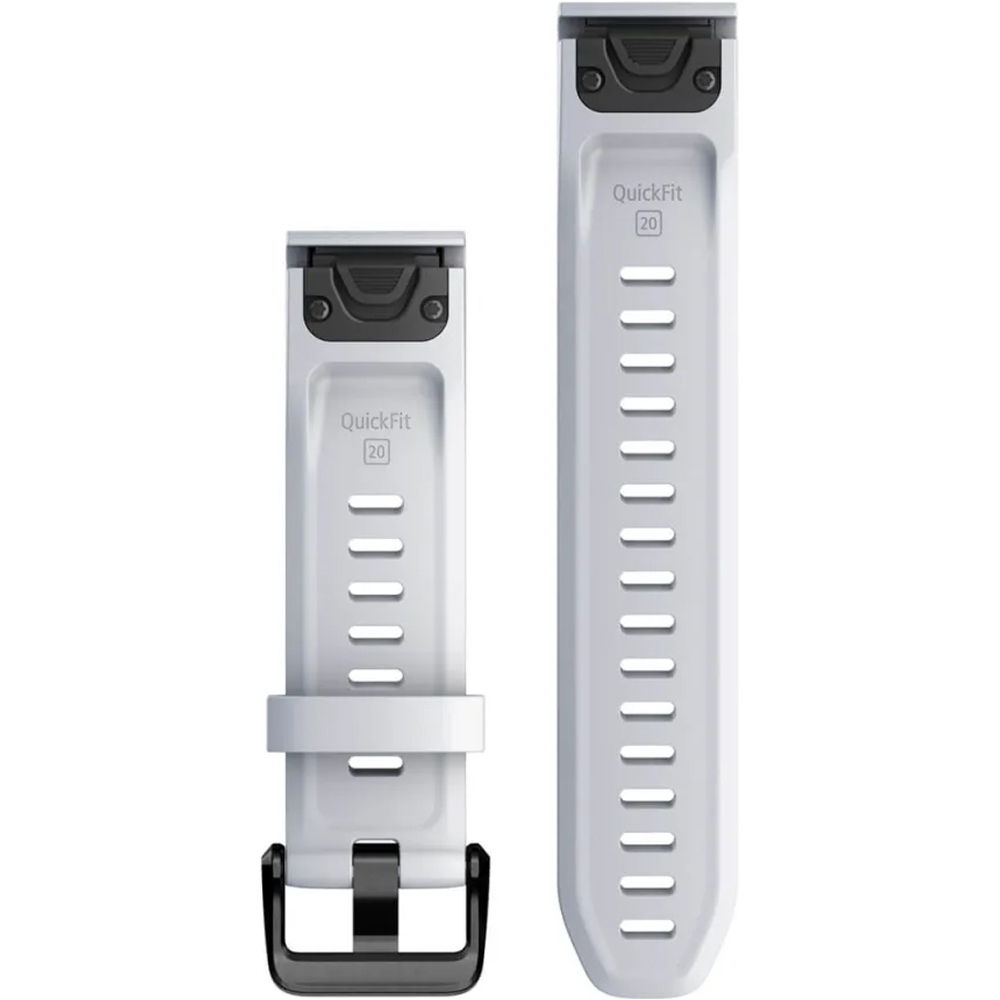 Garmin correas de relojes deportivos Correa de silicona blanco 20mm 01